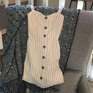 Abercrombie and Fitch button front cami dress